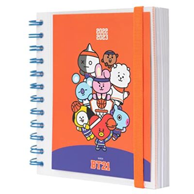 Grupo Erik : Diario Scuola 2022 2023 BT21, diario scolastico giornaliero con 11 mesi, 16x14cm, ideale come diario kawaii, diario scuola 2022 2023 elementari o diario scuola 2022 2023 medie Grupo Erik : Diario Scuola 2022 2023 BT21, diario scolastico giornaliero con 11 mesi, 16x14cm, ideale come diario kawaii, diario scuola 2022 2023 elementari o diario scuola 2022 2023 medie