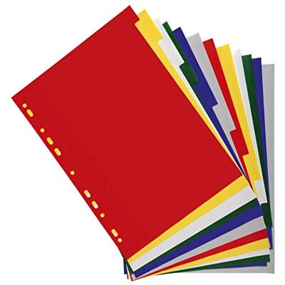 Exacompta 3012E Divisori e Segnaletica, 21x29.7 cm, Multicolore Exacompta 3012E Divisori e Segnaletica, 21x29.7 cm, Multicolore