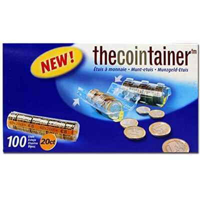 effektivo Blister Contenitori per Monete da 20 centesimi, 100 Pezzi in Plastica Trasparente. Blister Monete, Raccoglitore Soldi, Raccoglitore Monete, Euro Blister Monete, Conta Soldi effektivo Blister Contenitori per Monete da 20 centesimi, 100 Pezzi in Plastica Trasparente. Blister Monete, Raccoglitore Soldi, Raccoglitore Monete, Euro Blister Monete, Conta Soldi