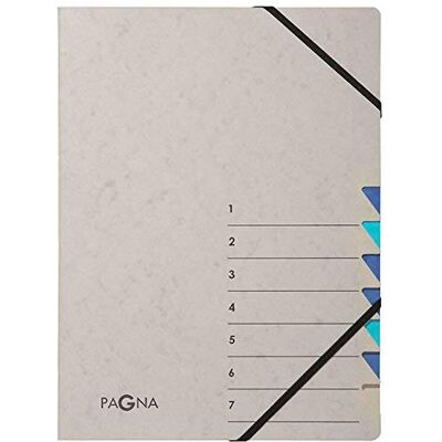 Pagna A4 Pro 7 parte, colore: grigio/blu Pagna A4 Pro 7 parte, colore: grigio/blu