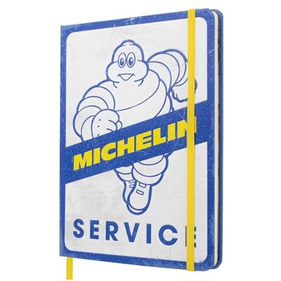 ART Taccuino retrò, A5, Michelin – Service – Idee regalo per amanti di motore, Official License Product (OLP), quaderno punteggiato, design vintage ART Taccuino retrò, A5, Michelin – Service – Idee regalo per amanti di motore, Official License Product (OLP), quaderno punteggiato, design vintage