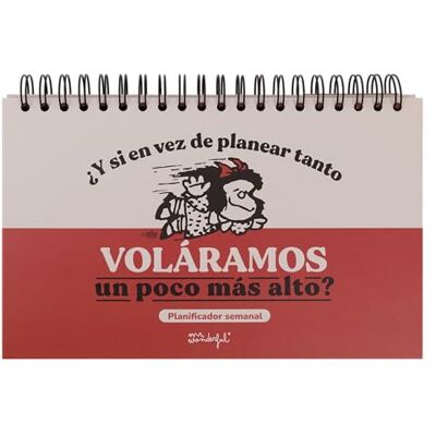 Mr. Wonderful Planner settimanale Mafalda E se invece di pianificare così tanto volassimo un po 'più alto? Mr. Wonderful Planner settimanale Mafalda E se invece di pianificare così tanto volassimo un po 'più alto?