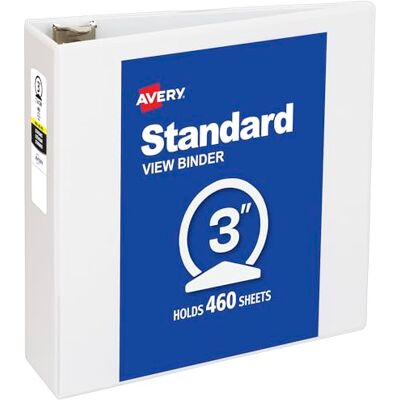 Avery Economy View 0 Raccoglitore a 3 anelli, 7,6 cm, 1 raccoglitore bianco Avery Economy View 0 Raccoglitore a 3 anelli, 7,6 cm, 1 raccoglitore bianco
