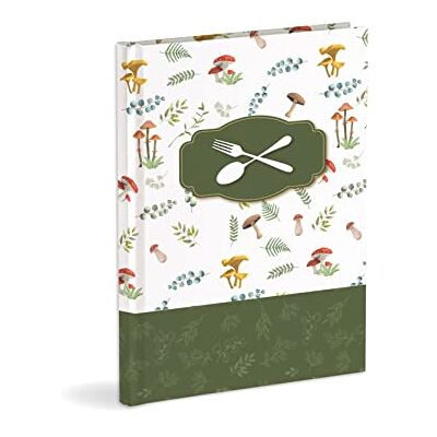Mareli Ricettario personale da scrivere con 3 Segnalibri pietanze con 60 fogli (120 pagine non numerate) in carta avorio a righe. Funghi Colorati Mareli Ricettario personale da scrivere con 3 Segnalibri pietanze con 60 fogli (120 pagine non numerate) in carta avorio a righe. Funghi Colorati