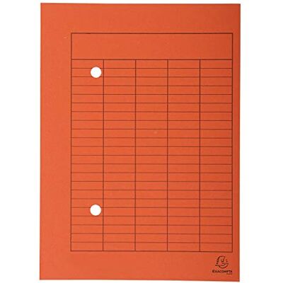 Exacompta Cartelle portadocumenti in cartoncino riciclato da 250 g, organizzazione, stampa DIN A4), 100 pezzi Arancione Exacompta Cartelle portadocumenti in cartoncino riciclato da 250 g, organizzazione, stampa DIN A4), 100 pezzi Arancione