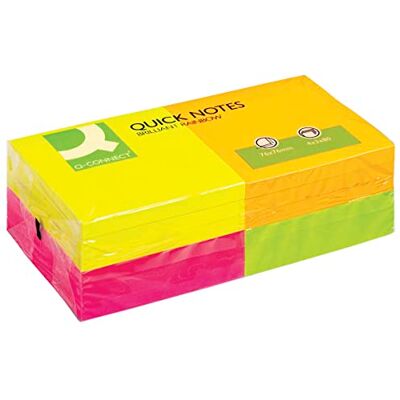 Q-Connect Q Connect – note adesive riposizionabili assortiti Neon Q-Connect Q Connect – note adesive riposizionabili assortiti Neon