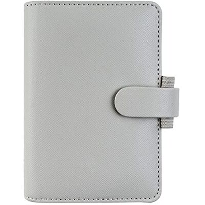 Filofax 22-028803, Mini organizer Saffiano, colore: granito(grigio) Filofax 22-028803, Mini organizer Saffiano, colore: granito(grigio)