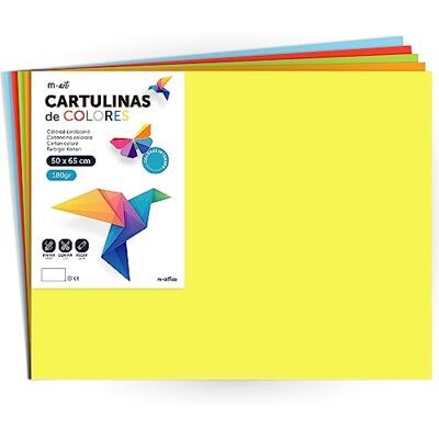 Cartoncino Colorato M-OFFICE - 50x65cm - 125 Fogli Cartoncino Colorato M-OFFICE - 50x65cm - 125 Fogli