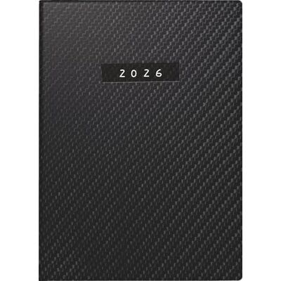 rido/idé Agenda tascabile mod. Technik III 2026 "Carbon" A6 ecopelle rido/idé Agenda tascabile mod. Technik III 2026 "Carbon" A6 ecopelle