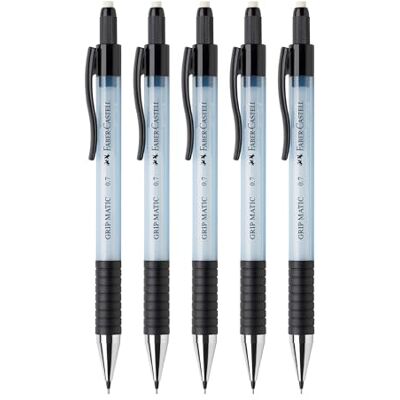 Faber-Castell Matita meccanica Grip Matic blu cielo, 5 pezzi, durezza B, mina 0,7 mm, gomma inclusa Faber-Castell Matita meccanica Grip Matic blu cielo, 5 pezzi, durezza B, mina 0,7 mm, gomma inclusa