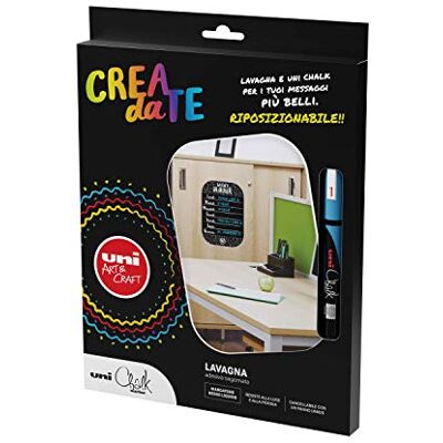 OSAMA Uni Chalk Kit con Lavagna Cancellabile Adesiva da Parete Nera + Pennarello Lavagna Cancellabili Superfici Lucide Lavagnetta Planner e Pennarello Lavabile Punta Grossa contro Pioggia e Luce OSAMA Uni Chalk Kit con Lavagna Cancellabile Adesiva da Parete Nera + Pennarello Lavagna Cancellabili Superfici Lucide Lavagnetta Planner e Pennarello Lavabile Punta Grossa contro Pioggia e Luce