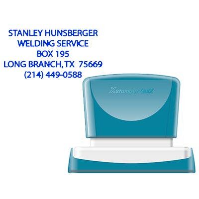 Xstamper Segello 24 x 49 mm (blu) Xstamper Segello 24 x 49 mm (blu)