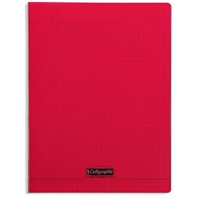 Calligraphe Quaderno con picche 96 pagine, 24x32 cm, 90 g di quadrati grandi, copertina in polipropilene rosso Calligraphe Quaderno con picche 96 pagine, 24x32 cm, 90 g di quadrati grandi, copertina in polipropilene rosso