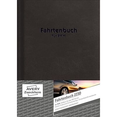 Avery Formularbuch Hardcover Fahrtenbuch, A5 Avery Formularbuch Hardcover Fahrtenbuch, A5