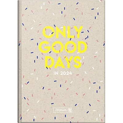 BRUNNEN Agenda giornaliera "Good Days" modello 795 2024 1 pagina = 1 giorno dimensione foglio 14,5 x 20,6 cm naturale BRUNNEN Agenda giornaliera "Good Days" modello 795 2024 1 pagina = 1 giorno dimensione foglio 14,5 x 20,6 cm naturale