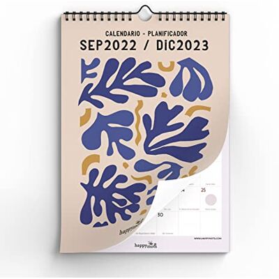 HappyMots Calendario 2023 16 Mesi Sep. Dal 2022 al dicembre. 2023 Formato A3 Calendario da parete Spazio per scrivere e puntare. Comodo, pratico e motivatore Calendario grande HappyMots Calendario 2023 16 Mesi Sep. Dal 2022 al dicembre. 2023 Formato A3 Calendario da parete Spazio per scrivere e puntare. Comodo, pratico e motivatore Calendario grande