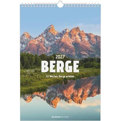 Alpha Berge 2027: Wochenkalender 23,7x34 cm mit 53 Berglandschaften, passenden Ausflugstipps und Spiralbindung Alpha Berge 2027: Wochenkalender 23,7x34 cm mit 53 Berglandschaften, passenden Ausflugstipps und Spiralbindung