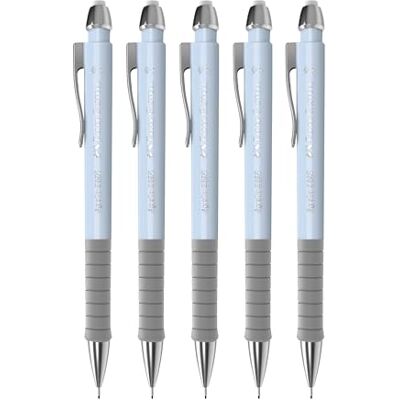 Faber-Castell Matita meccanica Apollo blu cielo, 5 pezzi, durezza B, mina 0,5 mm, gomma inclusa Faber-Castell Matita meccanica Apollo blu cielo, 5 pezzi, durezza B, mina 0,5 mm, gomma inclusa