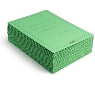 Colourbook Confezione 25 Cartelline A4 Verdi 3 Lembi Senza Elastico, Cartoncino Rigido 200 G/M², Per Documenti Ufficio Scuola Archivio, Apertura Rapida Per Faldoni E Cassetti Colourbook Confezione 25 Cartelline A4 Verdi 3 Lembi Senza Elastico, Cartoncino Rigido 200 G/M², Per Documenti Ufficio Scuola Archivio, Apertura Rapida Per Faldoni E Cassetti