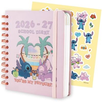 Grupo Erik Diario Stitch 2026 2027 Agenda Giornaliera 2026 2027 per Scuola Elementari e Medie, 11 Mesi Diario Scolastico con Copertina Rigida e Divisori Illustrati (14 x 16 cm) Grupo Erik Diario Stitch 2026 2027 Agenda Giornaliera 2026 2027 per Scuola Elementari e Medie, 11 Mesi Diario Scolastico con Copertina Rigida e Divisori Illustrati (14 x 16 cm)