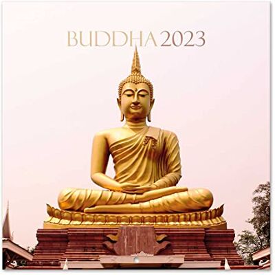Grupo Erik Calendario 2023 da Muro The Buddha 12 mesi + 4 in omaggio, 30x30 cm, FSC ottimo come calendario 2023 da parete, calendario ufficio 2023, calendario buddista 2023 Grupo Erik Calendario 2023 da Muro The Buddha 12 mesi + 4 in omaggio, 30x30 cm, FSC ottimo come calendario 2023 da parete, calendario ufficio 2023, calendario buddista 2023