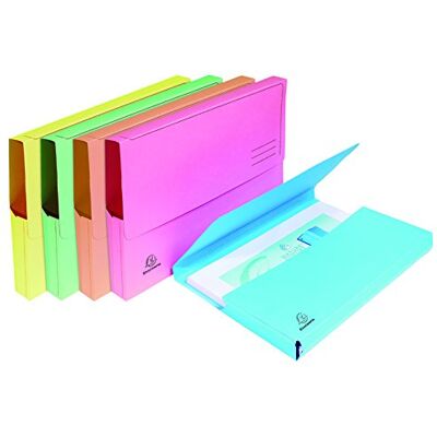 Exacompta Cartelle con Tasca, 24.5x32.5 cm, Multicolore, 10 Pezzi Exacompta Cartelle con Tasca, 24.5x32.5 cm, Multicolore, 10 Pezzi