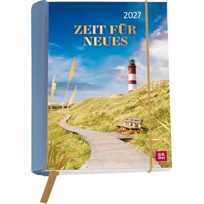 Groh Verlag Buchkalender 2027: Zeit für Neues: Wochenplaner Terminplaner Organizer. Praktischer kleiner Taschenkalender mit Spiralbindung und 12 heraustrennbare Postkarten Groh Verlag Buchkalender 2027: Zeit für Neues: Wochenplaner Terminplaner Organizer. Praktischer kleiner Taschenkalender mit Spiralbindung und 12 heraustrennbare Postkarten
