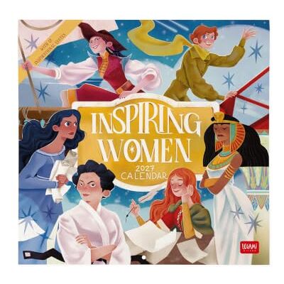 Legami Calendario da Parete 2027, Inspiring Women, Calendario da Muro Grande, 12 Mesi e Planner Annuale, in Inglese, Spazio per Note, Segni Zodiacali, Festività Internazionali, 30 x 29 cm Legami Calendario da Parete 2027, Inspiring Women, Calendario da Muro Grande, 12 Mesi e Planner Annuale, in Inglese, Spazio per Note, Segni Zodiacali, Festività Internazionali, 30 x 29 cm