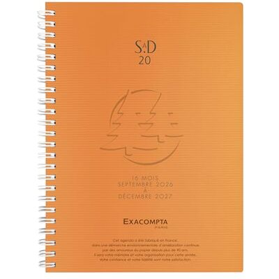 Exacompta Diario scolastico “Linicolor”, SAD 20 W, formato settimanale, da scrivania, dimensione totale di 21 x 15 cm, periodo da settembre 2017 a dicembre 2018, colore spedito in modo casuale, (disponibilità in lingua italiana non garantita) Exacompta Diario scolastico “Linicolor”, SAD 20 W, formato settimanale, da scrivania, dimensione totale di 21 x 15 cm, periodo da settembre 2017 a dicembre 2018, colore spedito in modo casuale, (disponibilità in lingua italiana non garantita)
