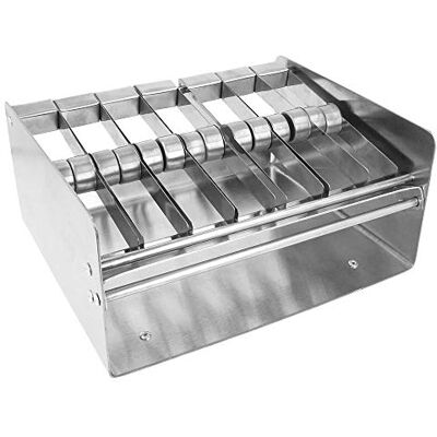 Garcia de Pou Dispenser per etichette 2,5 x 2,5 cm 23,5 x 19 x 11,7 cm argento metal – 1 unità Garcia de Pou Dispenser per etichette 2,5 x 2,5 cm 23,5 x 19 x 11,7 cm argento metal – 1 unità