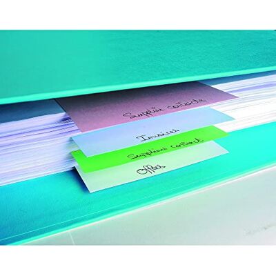 Exacompta Separatori orizzontali Forever cartoncino riciclato 180 g 105x240 mm colori assortiti conf. 100 pezzi Exacompta Separatori orizzontali Forever cartoncino riciclato 180 g 105x240 mm colori assortiti conf. 100 pezzi