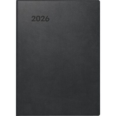 BRUNNEN Agenda tascabile mod. 736 2026 A6 plastica nera BRUNNEN Agenda tascabile mod. 736 2026 A6 plastica nera