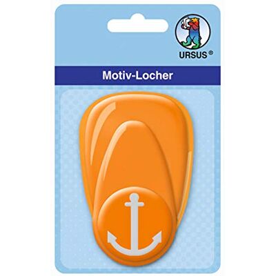 URSUS Perforatrice in plastica, misura media, con ancora 25,4 mm, facile da maneggiare grazie alla funzione leva e al pratico dispositivo di raccolta, arancione URSUS Perforatrice in plastica, misura media, con ancora 25,4 mm, facile da maneggiare grazie alla funzione leva e al pratico dispositivo di raccolta, arancione