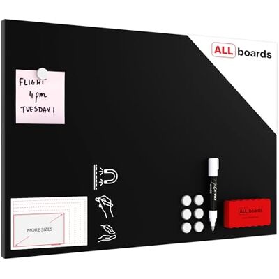 ALLboards Lavagna magnetica metallica per ogni tipo di magnete, lavagna magnetica + set di accessori GRATIS ALLboards Lavagna magnetica metallica per ogni tipo di magnete, lavagna magnetica + set di accessori GRATIS