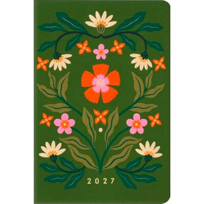 Groh Verlag Taschenkalender A6 2027: Blütenmotiv, bestickt, grün: Hochwertig bestickter Buchkalender, Wochenplaner, Terminplaner & Organizer. Mit Ferienterminen und Monatsübersichten Groh Verlag Taschenkalender A6 2027: Blütenmotiv, bestickt, grün: Hochwertig bestickter Buchkalender, Wochenplaner, Terminplaner & Organizer. Mit Ferienterminen und Monatsübersichten