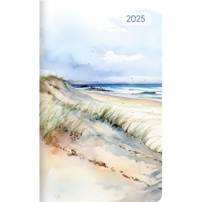 Alpha Agenda tascabile Style Seeblick 2025, 9,5 x 16 cm, calendario con 64 pagine, quaderni separati, area note e calendario internazionale Alpha Agenda tascabile Style Seeblick 2025, 9,5 x 16 cm, calendario con 64 pagine, quaderni separati, area note e calendario internazionale