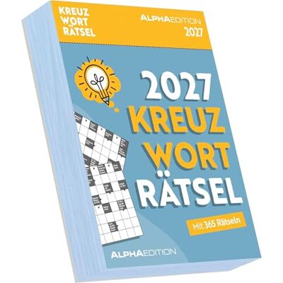 Alpha Kreuzworträtsel 2027: Tagesabreißkalender 11,8x15,9 cm mit 313 Rätsel, zum Aufstellen oder Aufhängen Alpha Kreuzworträtsel 2027: Tagesabreißkalender 11,8x15,9 cm mit 313 Rätsel, zum Aufstellen oder Aufhängen