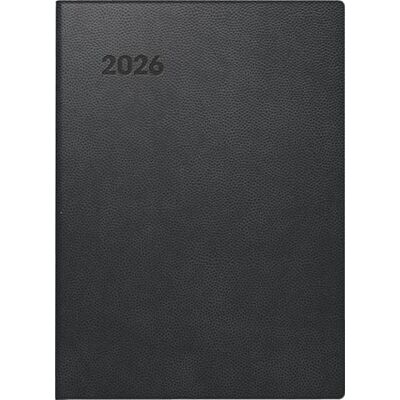 BRUNNEN Agenda tascabile mod. 731 2026 A6 plastica nera BRUNNEN Agenda tascabile mod. 731 2026 A6 plastica nera