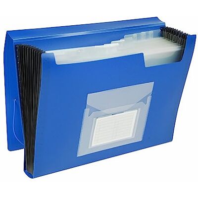 Q-Connect Connect Folder 13 Sections A4 Blue Q-Connect Connect Folder 13 Sections A4 Blue