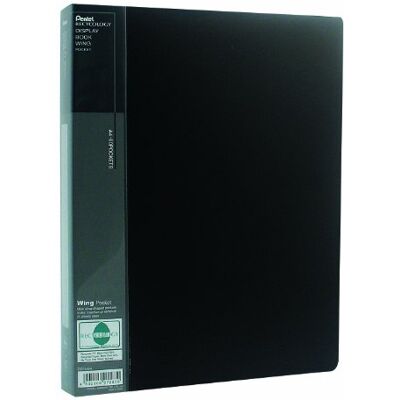 Pentel Cartella per presentazioni, formato A4, 60 tasche, colore: Nero Pentel Cartella per presentazioni, formato A4, 60 tasche, colore: Nero