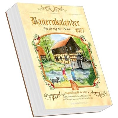 Alpha Bauernkalender 2027: Tagesabreißkalender 12,5x16 cm mit 313 Bauernweißheiten, Namenstagen und Gesundheitstipps Alpha Bauernkalender 2027: Tagesabreißkalender 12,5x16 cm mit 313 Bauernweißheiten, Namenstagen und Gesundheitstipps