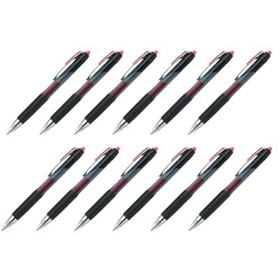Faber-Castell Penna gel uni-ball Signo, 12 penne roller, colore di scrittura rosso, larghezza linea 0,4 mm Faber-Castell Penna gel uni-ball Signo, 12 penne roller, colore di scrittura rosso, larghezza linea 0,4 mm
