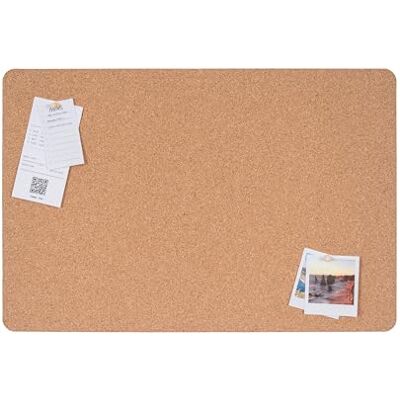 Bi-Office Bacheca in Sughero Senza Cornice Eco, 60x40 cm, Sughero Bifacciale e Sughero con EVA Nero, Rettangolare, Senza Cornice Bi-Office Bacheca in Sughero Senza Cornice Eco, 60x40 cm, Sughero Bifacciale e Sughero con EVA Nero, Rettangolare, Senza Cornice
