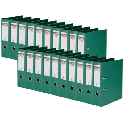 Elba Lever Arch File Rado Plast 80 mm, for A4, PVC Green Elba Lever Arch File Rado Plast 80 mm, for A4, PVC Green