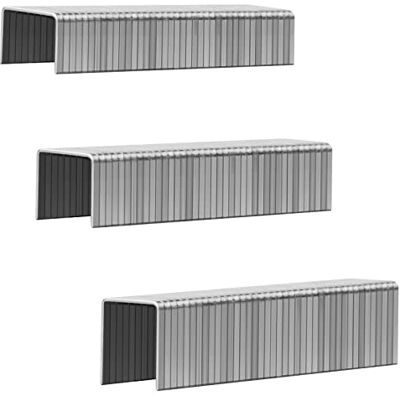 SITLDY Graffette resistenti in acciaio inox T50, 1000 pezzi, 3 misure per pinzatrice, include: assortimento da 5/16", 3/8", 1/2", kit combinato (1000) SITLDY Graffette resistenti in acciaio inox T50, 1000 pezzi, 3 misure per pinzatrice, include: assortimento da 5/16", 3/8", 1/2", kit combinato (1000)