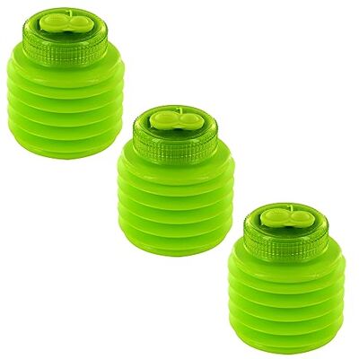 KUM Affilatoio doppio Softie 442, 3 pezzi, verde, affilatoio a contenitore infrangibile KUM Affilatoio doppio Softie 442, 3 pezzi, verde, affilatoio a contenitore infrangibile