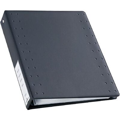Durable CD/DVD Index 40, raccoglitore con 10 buste per archiviare CD/DVD, capacità 40 CD/DVD ampliabile, 270x315x65 mm, carbone Durable CD/DVD Index 40, raccoglitore con 10 buste per archiviare CD/DVD, capacità 40 CD/DVD ampliabile, 270x315x65 mm, carbone