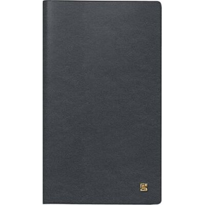 BRUNNEN Agenda tascabile mod. 746 2025 A6 pelle nera BRUNNEN Agenda tascabile mod. 746 2025 A6 pelle nera