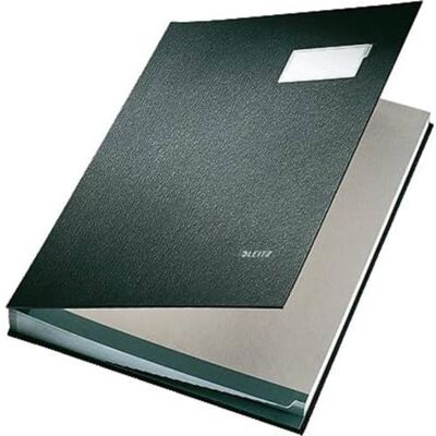 Leitz Libro firma in PPL 20 scomparti f.to 24 x 34 cm Nero Leitz Libro firma in PPL 20 scomparti f.to 24 x 34 cm Nero