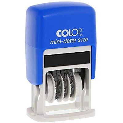 Colop S120 SD Timbro Data - Autoinchiostratore, 4mm, Inchiostro Nero Colop S120 SD Timbro Data - Autoinchiostratore, 4mm, Inchiostro Nero